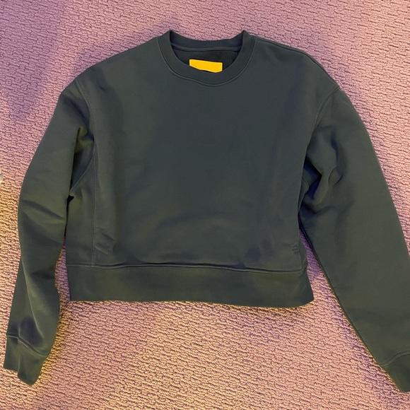 Yellow Label Co. matching set- crew neck and sweatpants in green - Picture 9 of 11